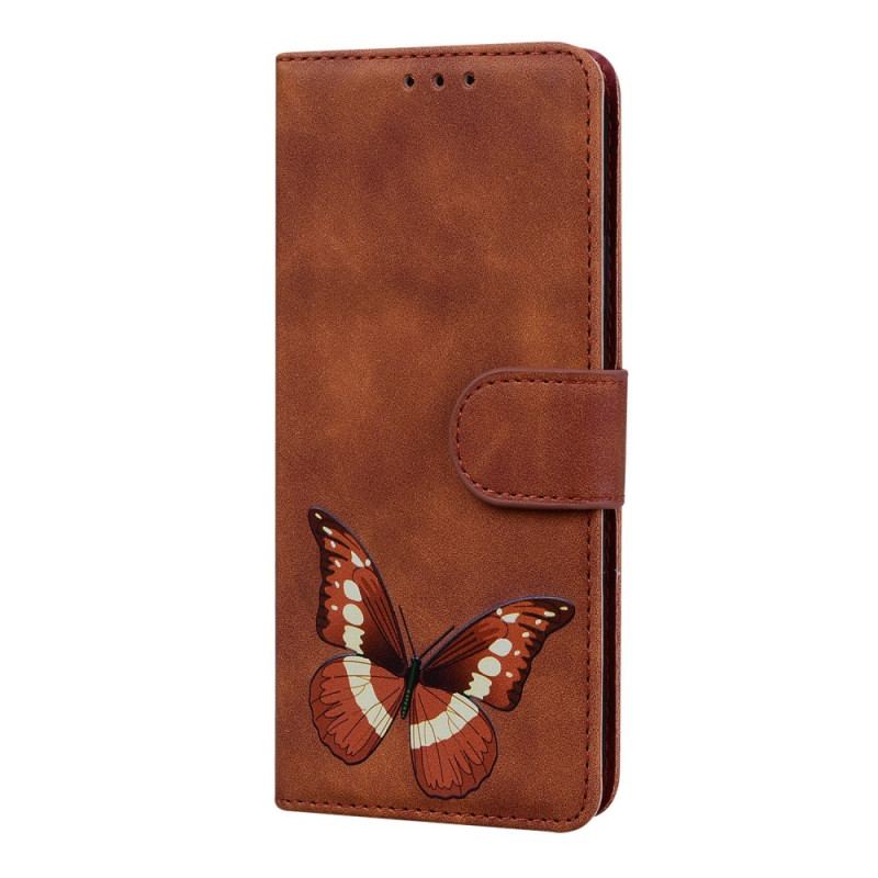 Flip Cover Realme 9i Skin Touch Butterfly