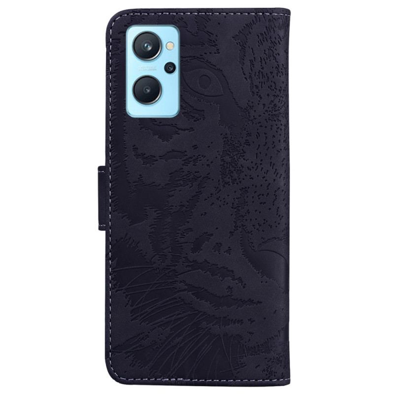 Flip Cover Realme 9i Tiger Ansigtsprint