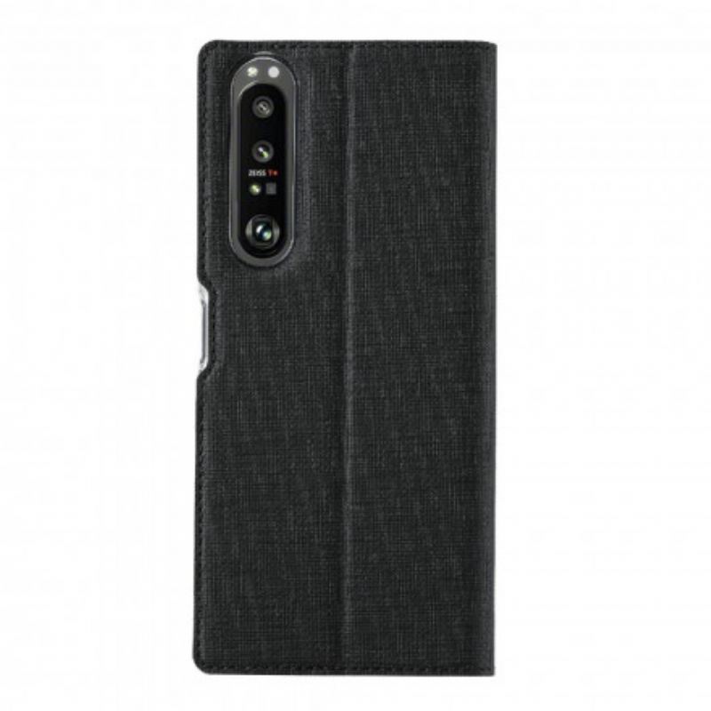 Cover Sony Xperia 1 III Flip Cover Tekstureret Vili Dmx