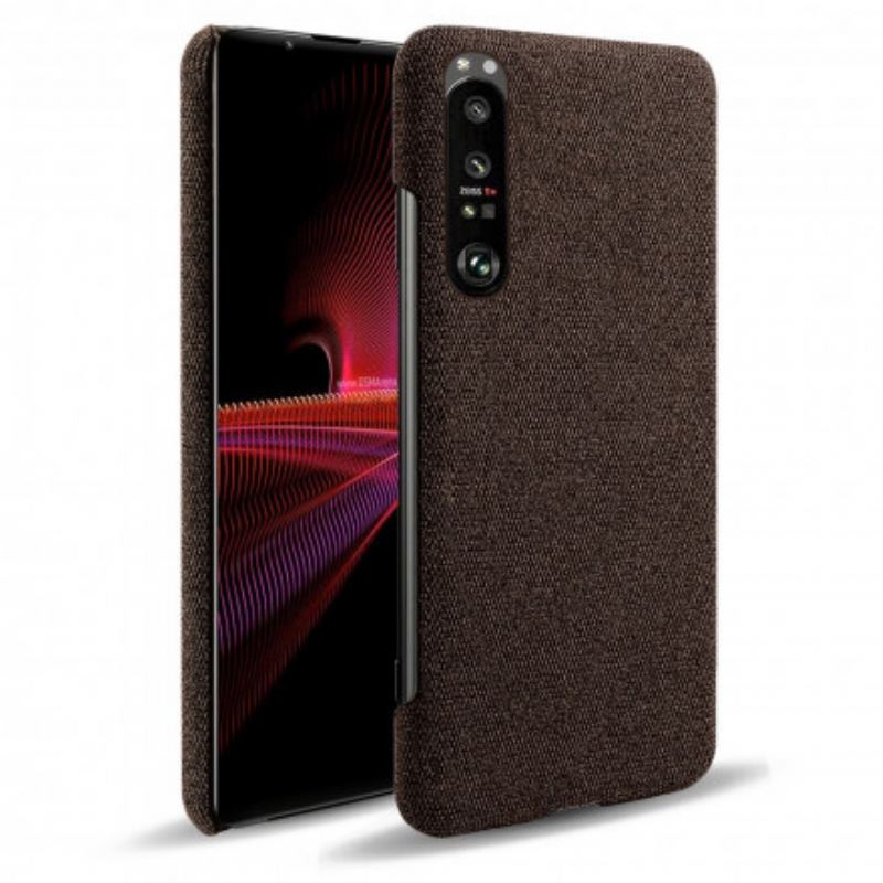 Cover Sony Xperia 1 III Teksturstof Ksq