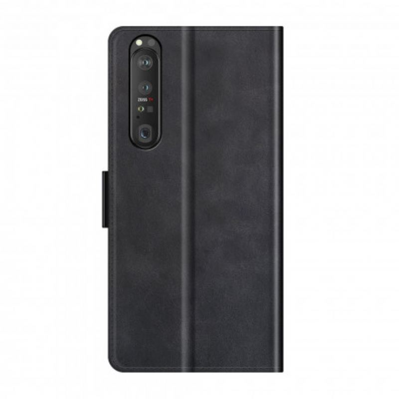 Flip Cover Sony Xperia 1 III Læder Cover Klassisk Dobbeltklap