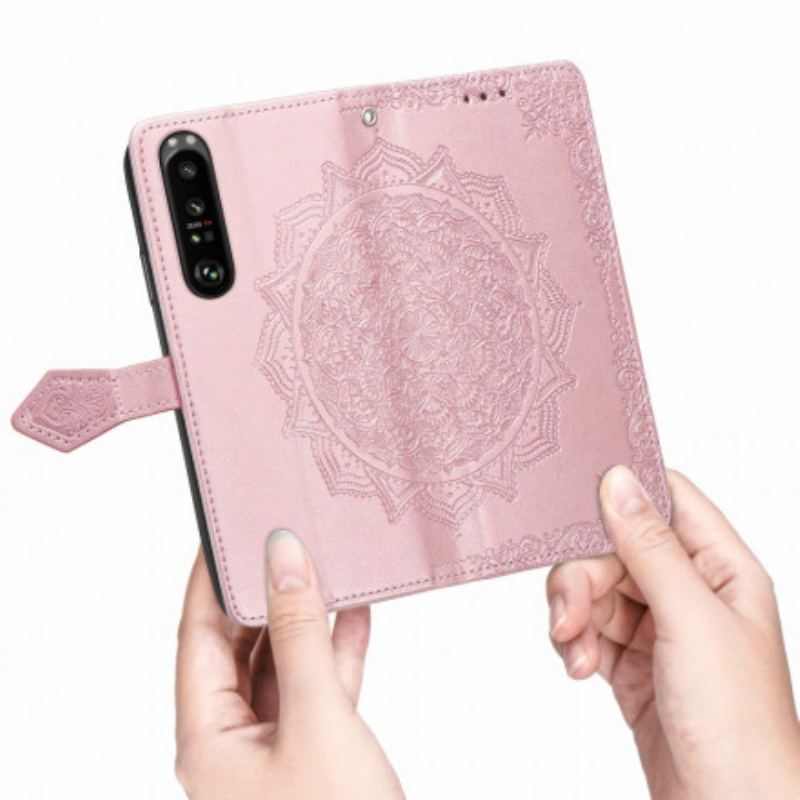 Flip Cover Sony Xperia 1 III Mandala Middelalder