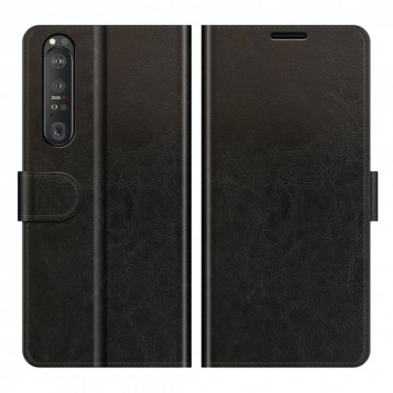 Flip Cover Sony Xperia 1 III Ultra Imiteret Læder