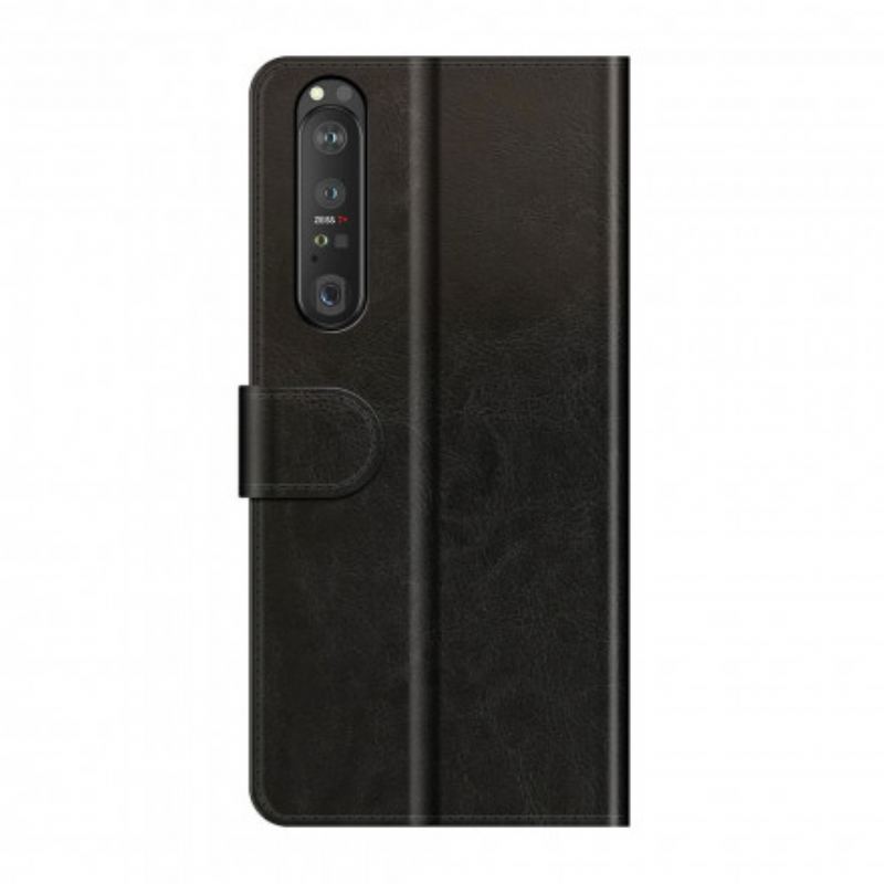 Flip Cover Sony Xperia 1 III Ultra Imiteret Læder