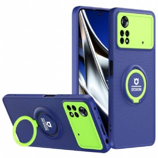 Cover Poco X4 Pro 5G Bicolor Ring-støtte