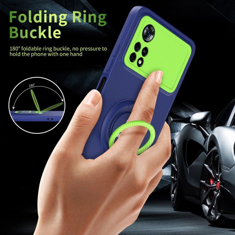 Cover Poco X4 Pro 5G Bicolor Ring-støtte