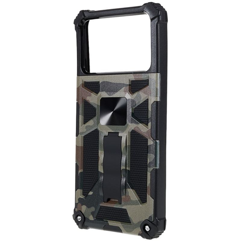 Cover Poco X4 Pro 5G Camouflage Aftagelig Støtte