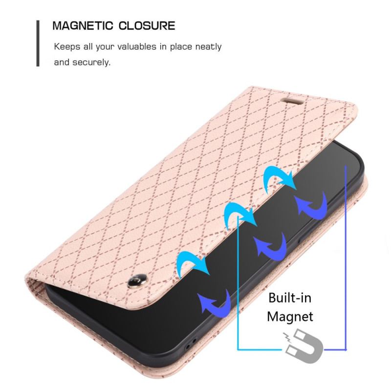 Cover Poco X4 Pro 5G Flip Cover Imiteret Læder Litchi Diamanter