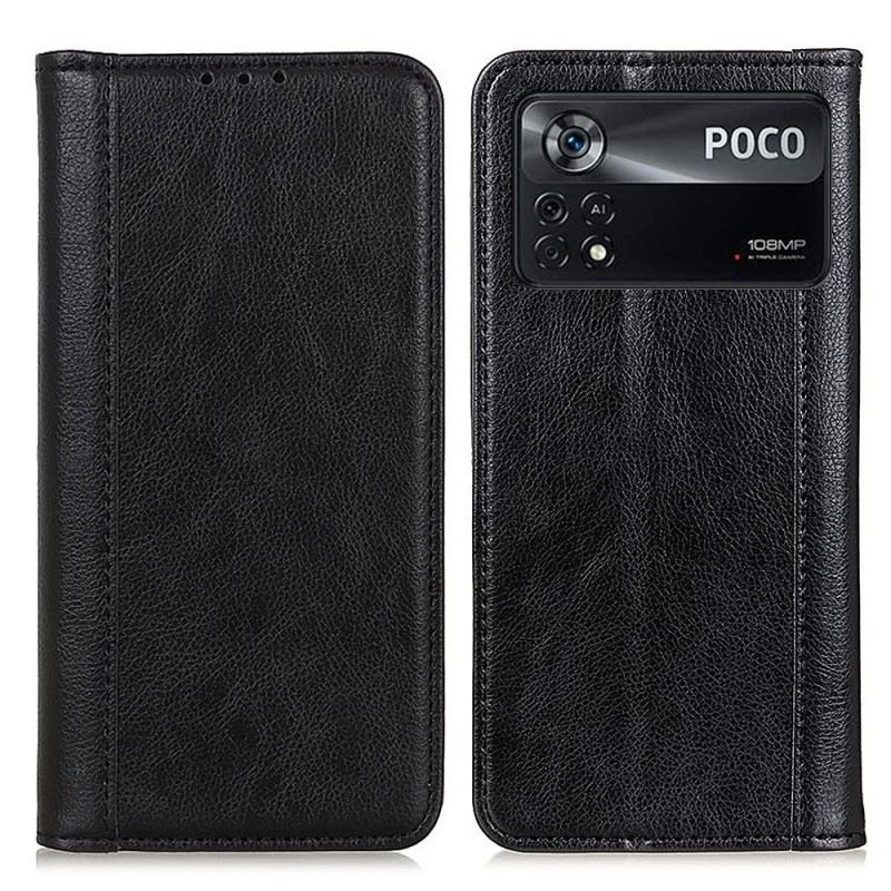 Cover Poco X4 Pro 5G Flip Cover Split Læder