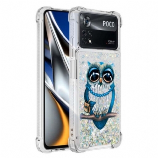 Cover Poco X4 Pro 5G Fru Ugle Glitter