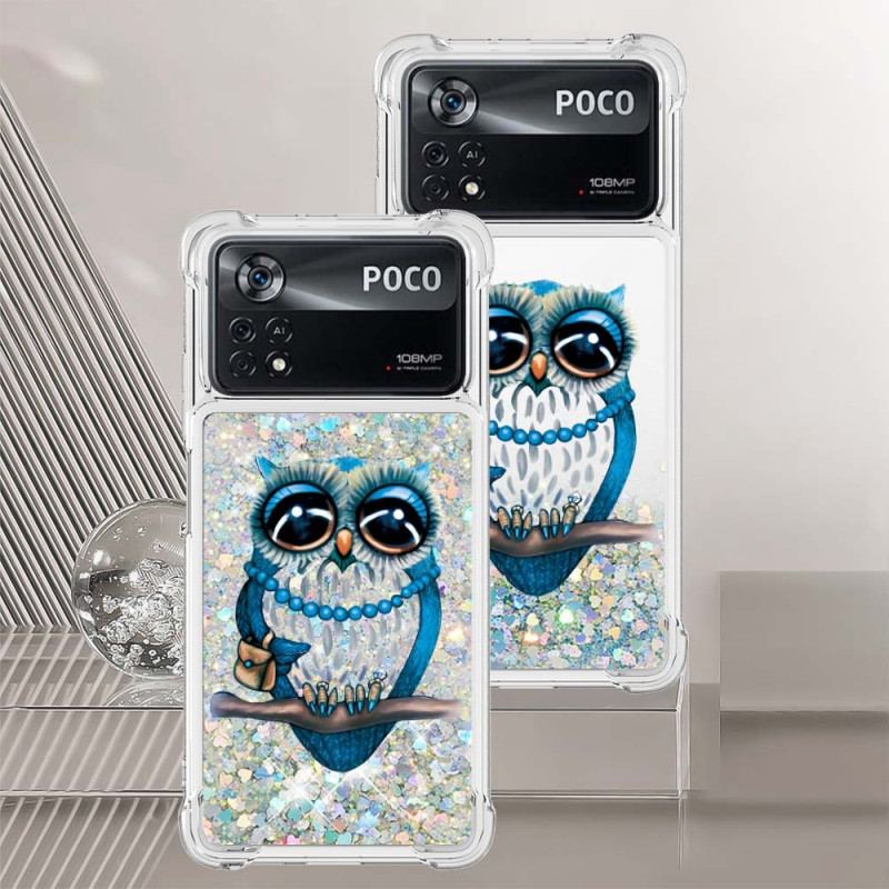 Cover Poco X4 Pro 5G Fru Ugle Glitter