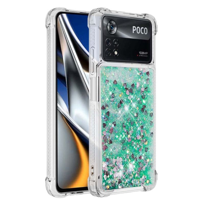 Cover Poco X4 Pro 5G Ønsker Pailletter