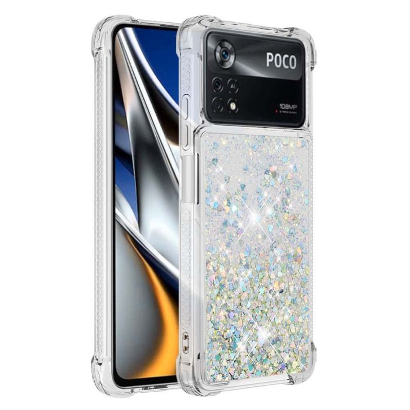 Cover Poco X4 Pro 5G Ønsker Pailletter