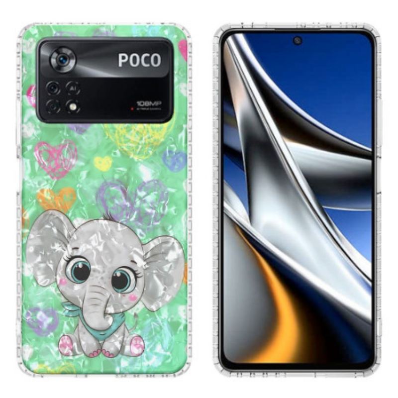 Cover Poco X4 Pro 5G Stilfuld Elefant