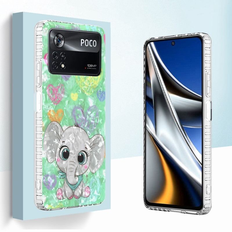 Cover Poco X4 Pro 5G Stilfuld Elefant