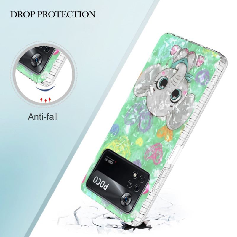 Cover Poco X4 Pro 5G Stilfuld Elefant