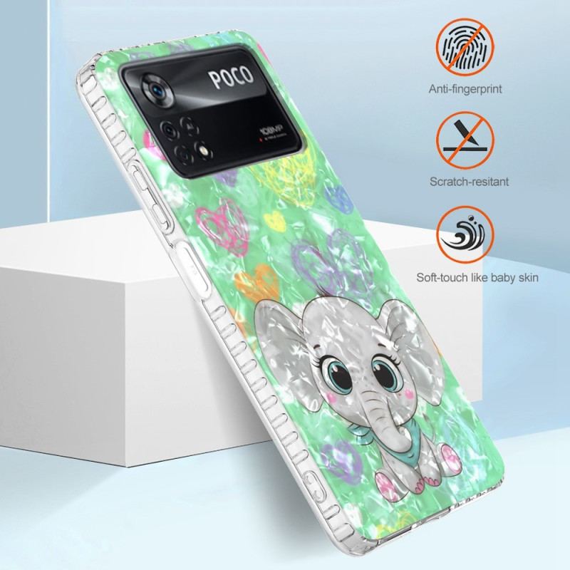 Cover Poco X4 Pro 5G Stilfuld Elefant