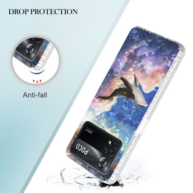 Cover Poco X4 Pro 5G Stiliseret Hval