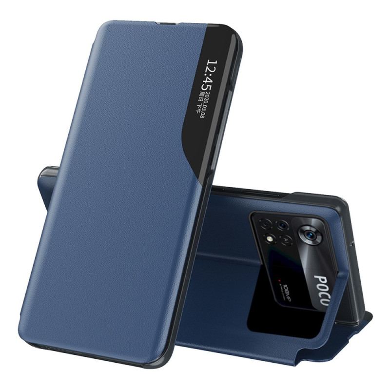 Cover Poco X4 Pro 5G Tekstureret Kunstlæder