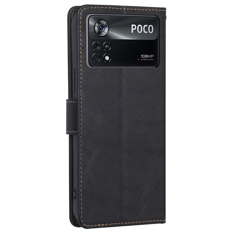 Flip Cover Poco X4 Pro 5G Klassisk Rfid