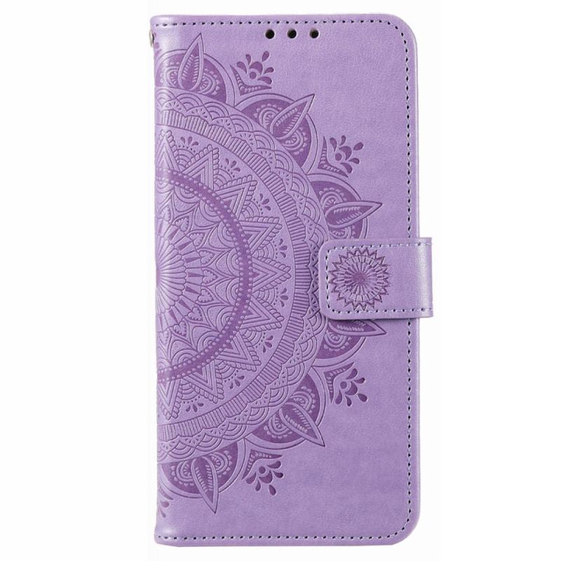 Flip Cover Poco X4 Pro 5G Mandala Sun Med Snor