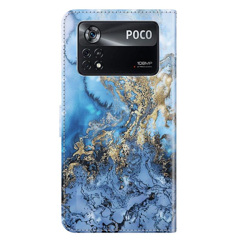 Flip Cover Poco X4 Pro 5G Med Snor Rem Art