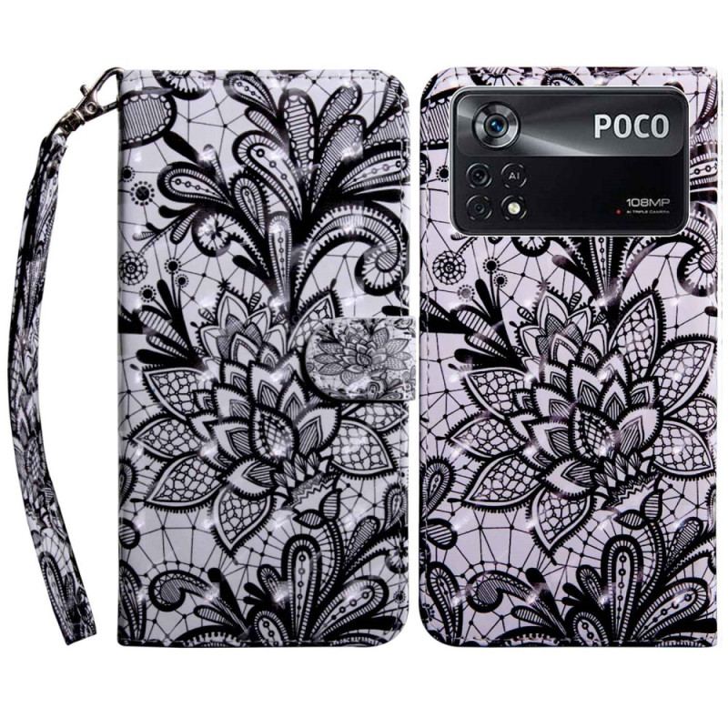 Flip Cover Poco X4 Pro 5G Med Snor Smuk Strappy Blonde