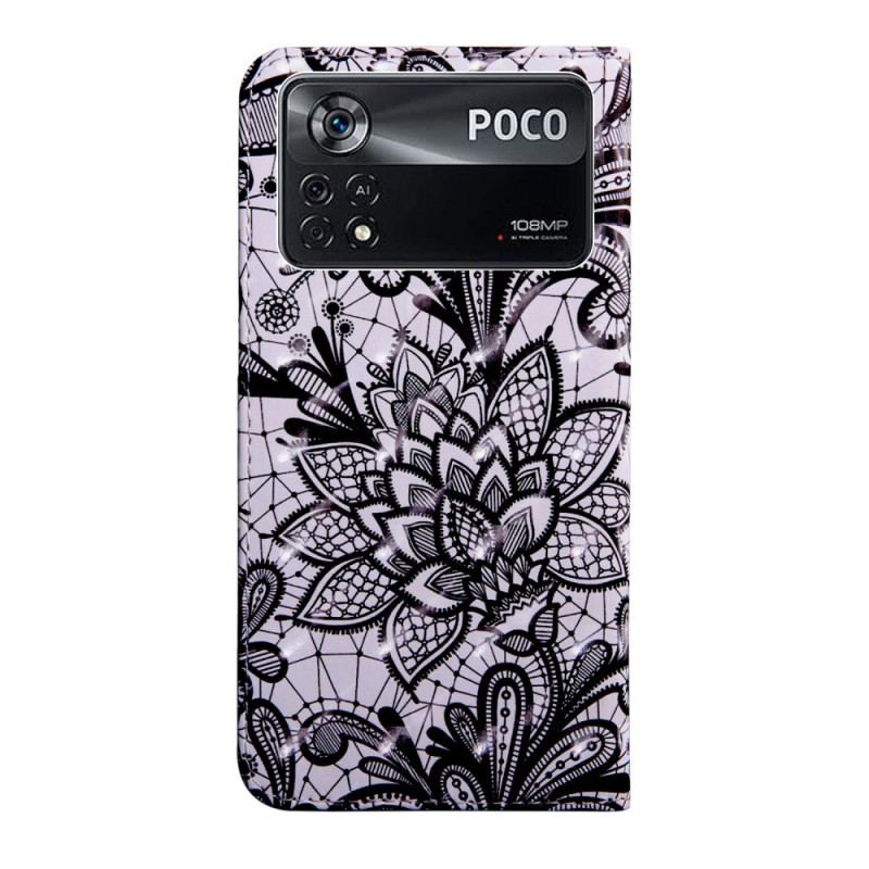 Flip Cover Poco X4 Pro 5G Med Snor Smuk Strappy Blonde