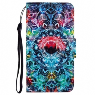 Flip Cover Poco X4 Pro 5G Med Snor Strappy Mandala