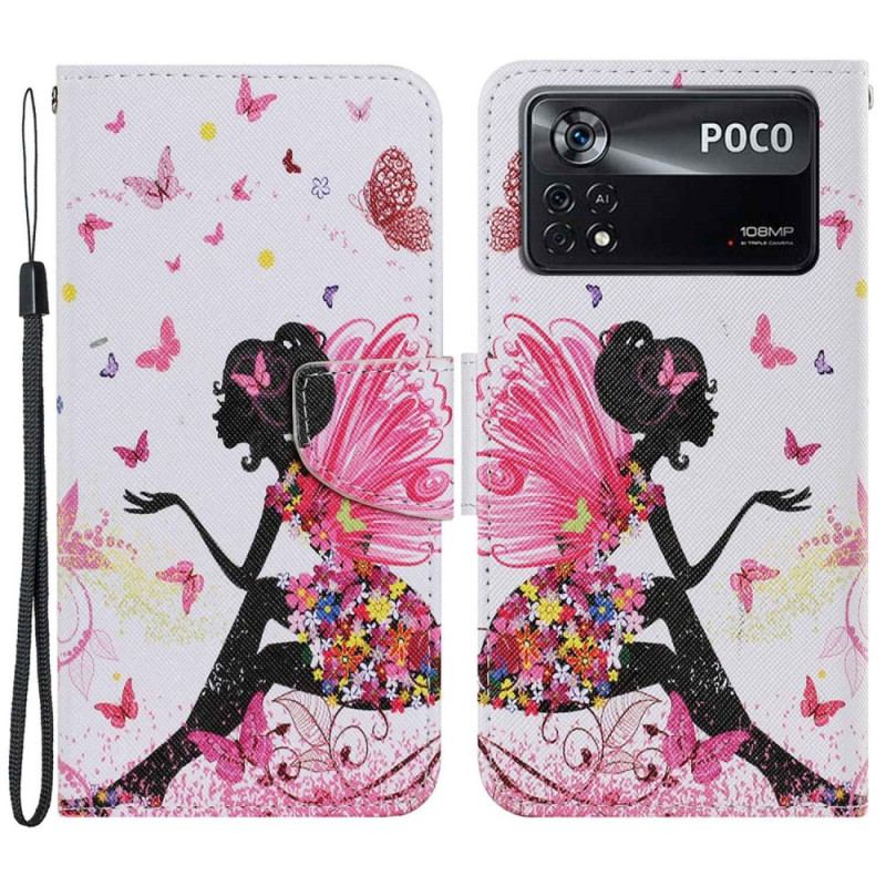 Flip Cover Poco X4 Pro 5G Med Snor Thong Fairy