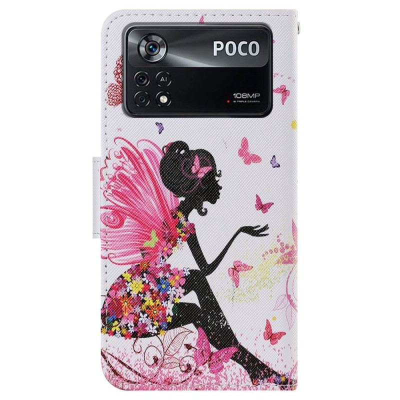 Flip Cover Poco X4 Pro 5G Med Snor Thong Fairy