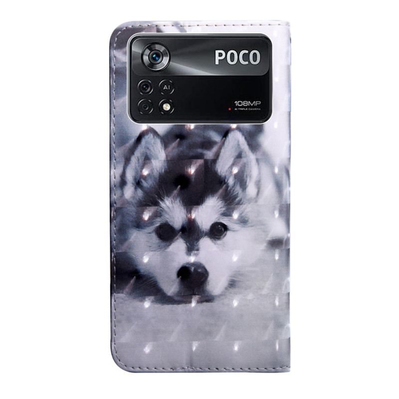 Flip Cover Poco X4 Pro 5G Med Snor Thong Hvalp