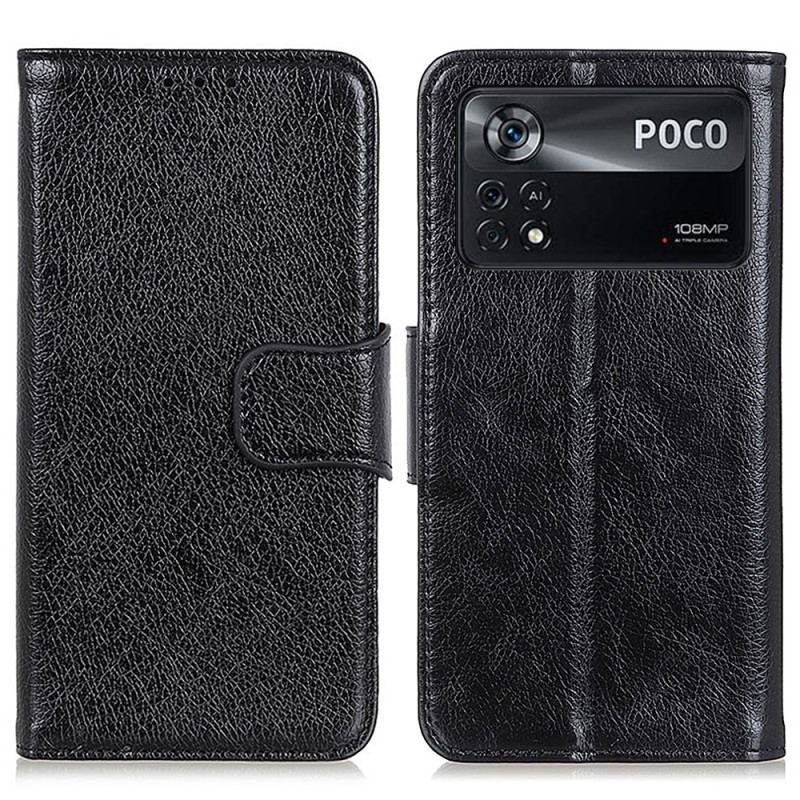 Flip Cover Poco X4 Pro 5G Split Nappa Læder