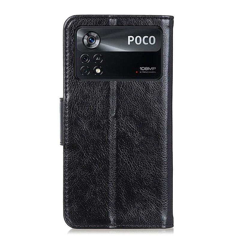 Flip Cover Poco X4 Pro 5G Split Nappa Læder