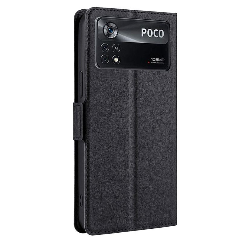 Flip Cover Poco X4 Pro 5G Ultra Fin Læderstil