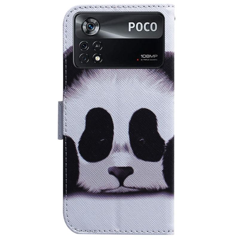 Læder Cover Poco X4 Pro 5G Panda