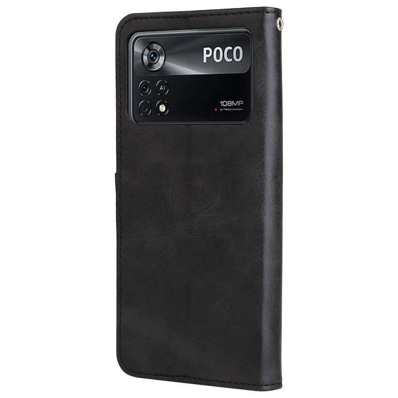 Læder Cover Poco X4 Pro 5G Pung