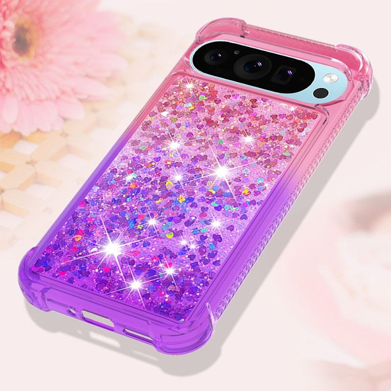 Cover Til Google Pixel 9 Glitter Gradient