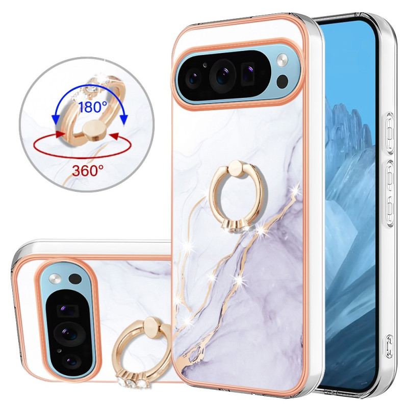 Cover Til Google Pixel 9 Marmor Style Support Ring