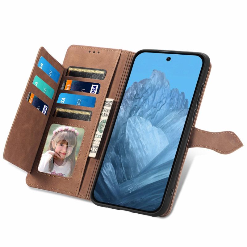 Flip Cover Google Pixel 9 Blonde Clutch Med Rem