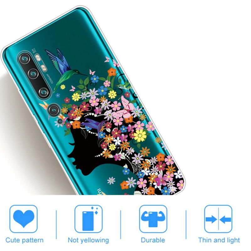 Cover Xiaomi Mi Note 10 / 10 Pro Smukt Blomsterhoved