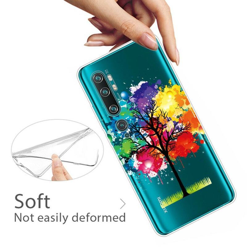 Cover Xiaomi Mi Note 10 / 10 Pro Sømløst Akvareltræ