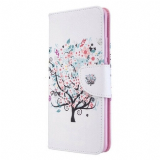 Flip Cover Xiaomi Mi Note 10 / 10 Pro Blomstret Træ