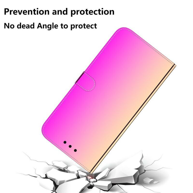 Flip Cover Xiaomi Mi Note 10 / 10 Pro Spejlcover I Imiteret Læder