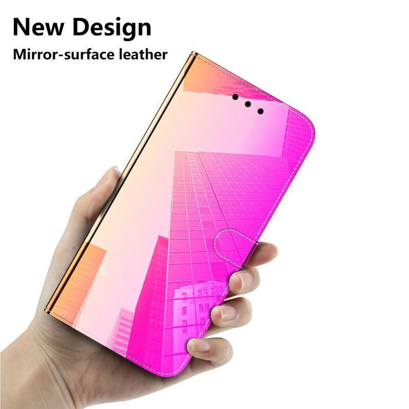 Flip Cover Xiaomi Mi Note 10 / 10 Pro Spejlcover I Imiteret Læder