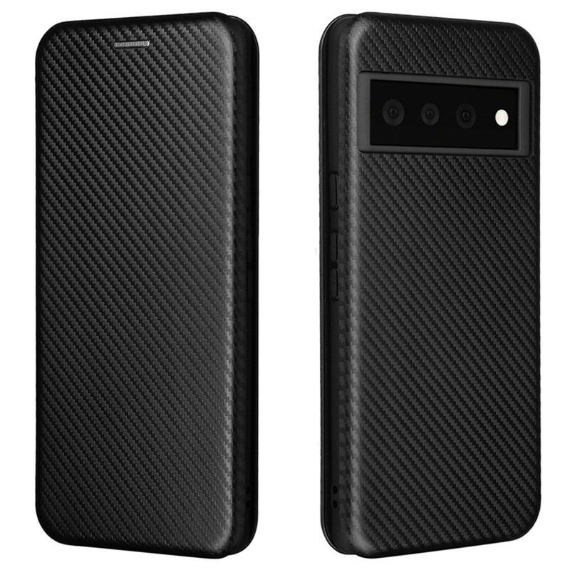 Cover Google Pixel 6 Flip Cover Farvet Carbon Silikone