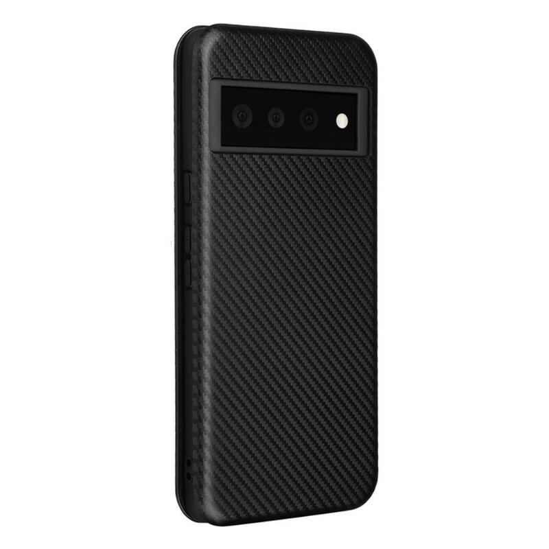 Cover Google Pixel 6 Flip Cover Farvet Carbon Silikone