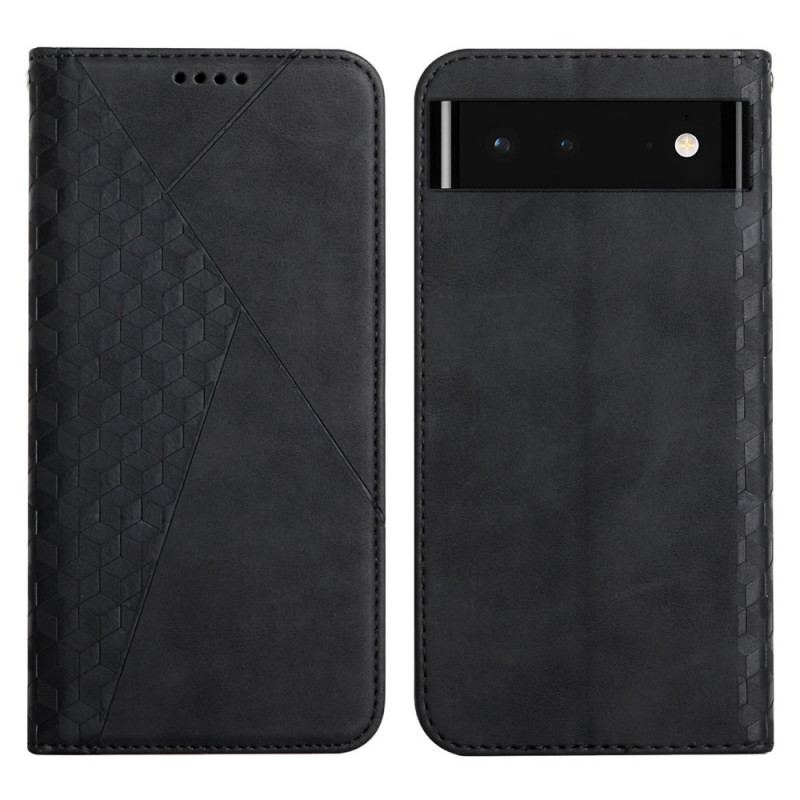 Cover Google Pixel 6 Flip Cover Geo Lædereffekt