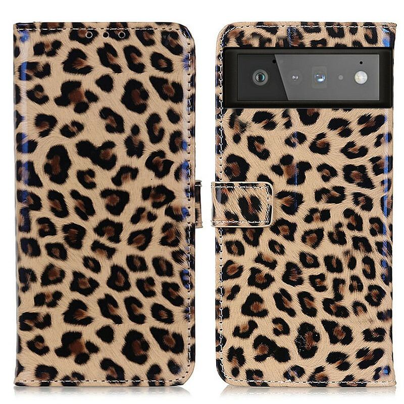 Flip Cover Google Pixel 6 Almindelig Leopard