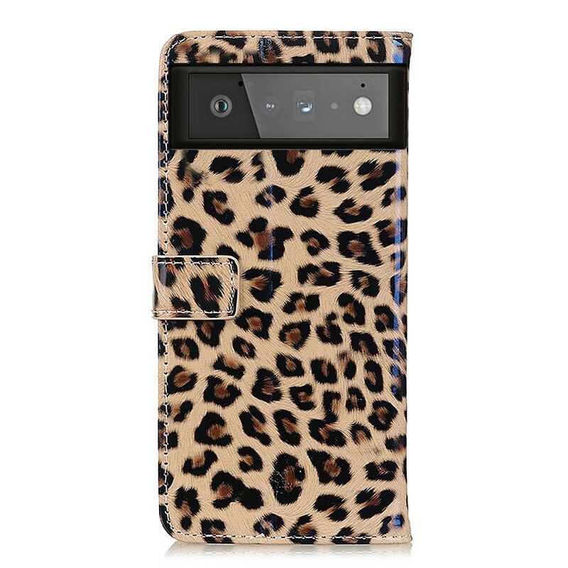 Flip Cover Google Pixel 6 Almindelig Leopard